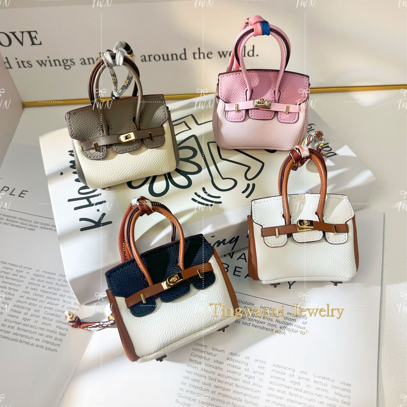 【AIRPODS CASE】ミニバッグデザイン バッグチャーム AIRPODS /AIRPODS PROケース