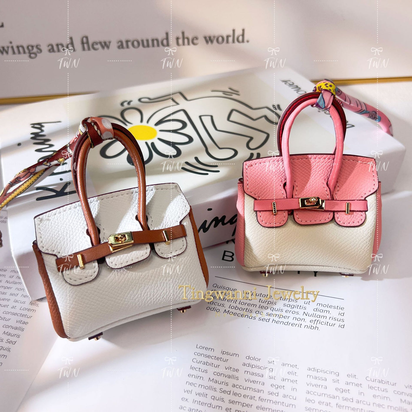 【AIRPODS CASE】ミニバッグデザイン バッグチャーム AIRPODS /AIRPODS PROケース