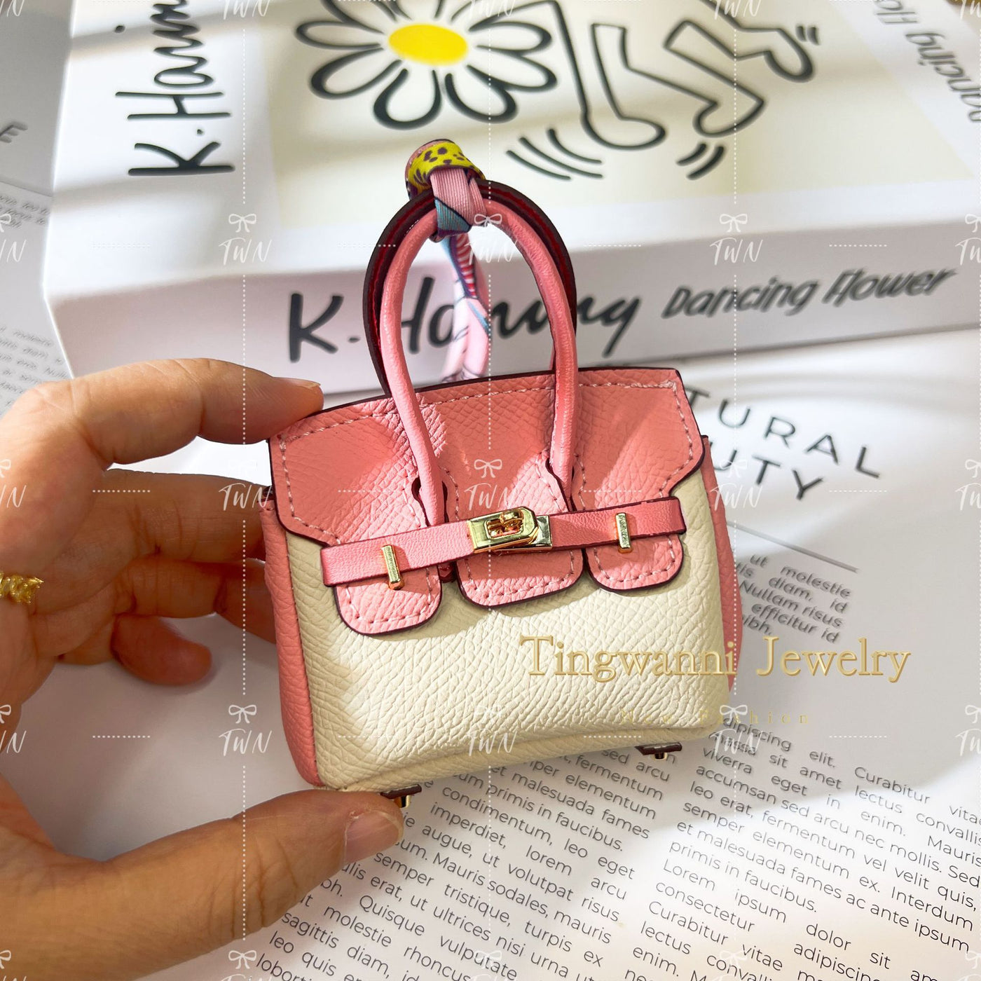 【AIRPODS CASE】ミニバッグデザイン バッグチャーム AIRPODS /AIRPODS PROケース