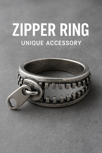 【Rings】個性 チャック ジッパー ファスナー リング