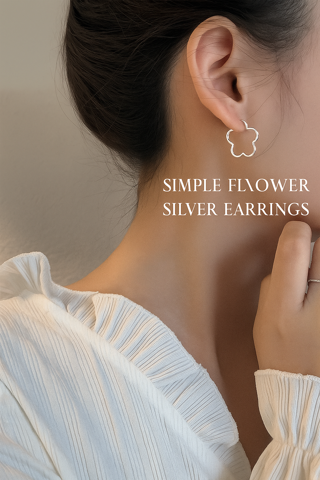【Earrings】シンプル おしゃれ お花 大人可愛いピアス