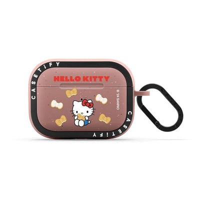 【AIRPODS CASE】CASETiFY バウンス AirPods ケース (第3世代) - Hello Kitty 50th Anniversary Earbuds Case - マットチャコール
