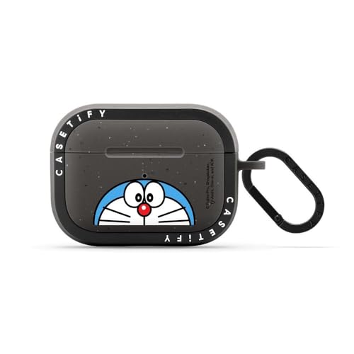 【AIRPODS CASE】CASETiFY Doraemon バウンス AirPods Pro ケース (第1世代 & 第2世代) - Sleeping Doraemon Earbuds Case - マットチャコール