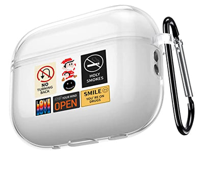 【AIRPODS CASE】 おしゃれ かわいい AirPods Pro 第2世代 ケース 韓国 おもしろ ステッカー