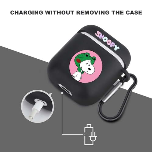 【AIRPODS CASE】Airpods Pro2 ケース スヌーピー  キャラクター 収納ケース  ワイヤレス充電 対応