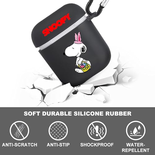 【AIRPODS CASE】Airpods Pro2 ケース スヌーピー  キャラクター 収納ケース  ワイヤレス充電 対応
