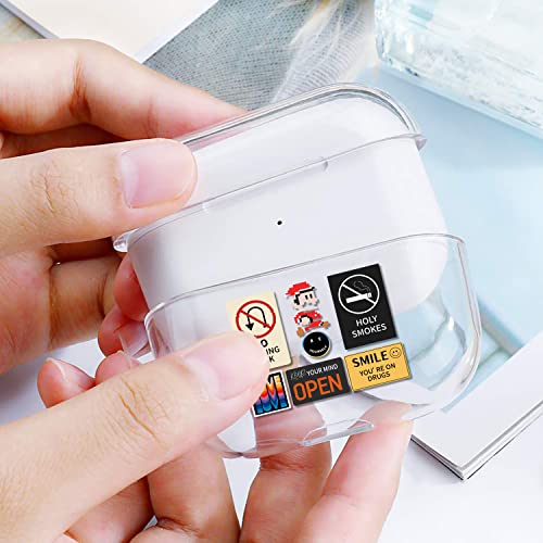 【AIRPODS CASE】 おしゃれ かわいい AirPods Pro 第2世代 ケース 韓国 おもしろ ステッカー
