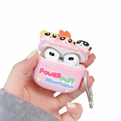 【AIRPODS CASE】Airpods 4 対応 ケース パワーパフガールズ保護ケース