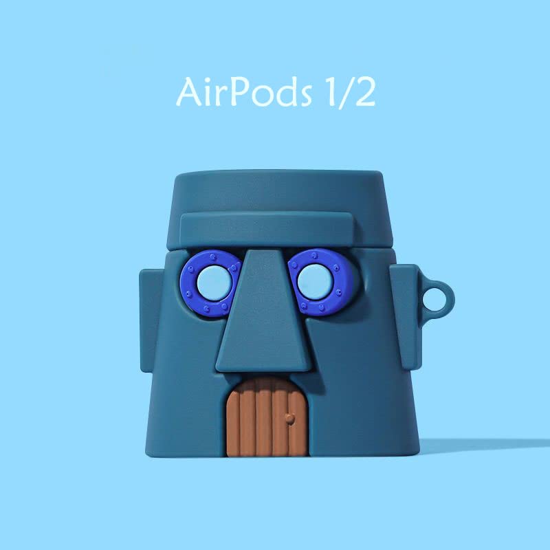 【AIRPODS CASE】AirPods Pro用 ケース スポンジボブ エアポッドカバー イヤーチップ シリコーン 落下防止