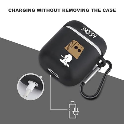 【AIRPODS CASE】Airpods Pro2 ケース スヌーピー  キャラクター 収納ケース  ワイヤレス充電 対応