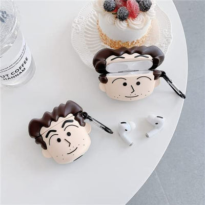 【AIRPODS CASE】野原ひろし クレヨンしんちゃん 『第1.2.3世代 対応』AirPods proケース エアーポッズ