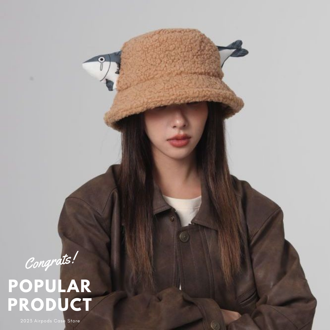 【HAT】SABA サバ 魚 ふわふわ 5色 バケットハット