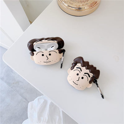 【AIRPODS CASE】野原ひろし クレヨンしんちゃん 『第1.2.3世代 対応』AirPods proケース エアーポッズ