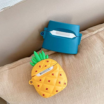 【AIRPODS CASE】AirPods Pro用 ケース スポンジボブ エアポッドカバー イヤーチップ シリコーン 落下防止