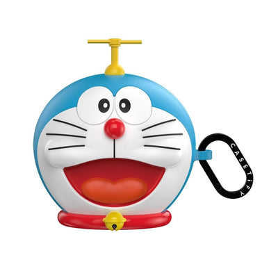 【AIRPODS CASE】CASETiFY Doraemon バウンス AirPods Pro ケース (第1世代 & 第2世代) - Sleeping Doraemon Earbuds Case - マットチャコール