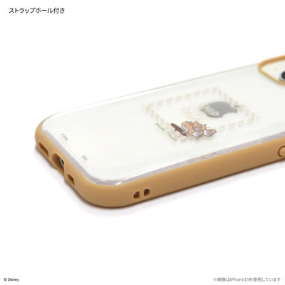 【IPHONE CASE】グルマンディーズ(Gourmandise) ディズニーキャラクター iPhone15 Pro 対応 ケース スティッチ