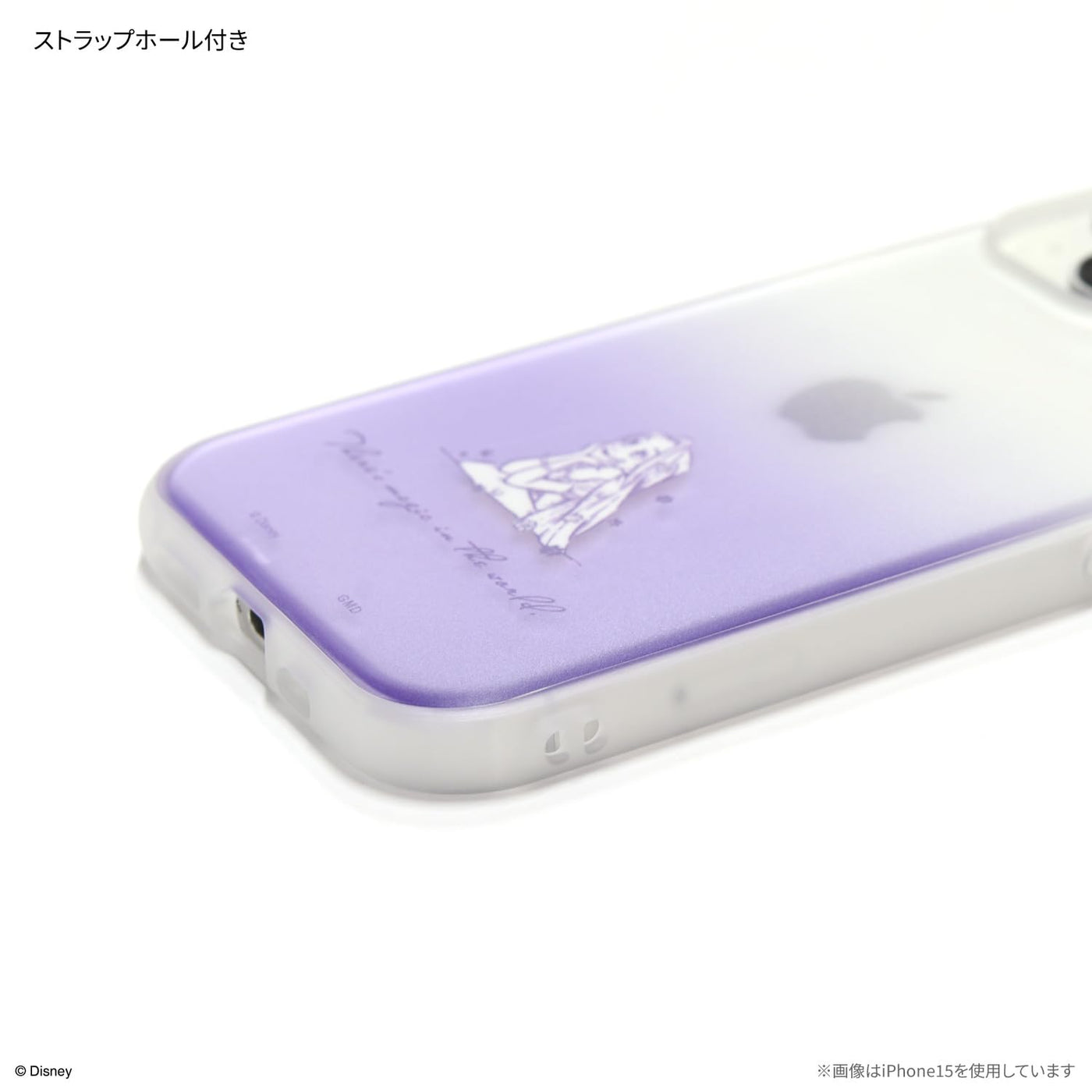 【IPHONE CASE】グルマンディーズ(Gourmandise) ディズニーキャラクター iPhone15 Pro 対応 ケース スティッチ
