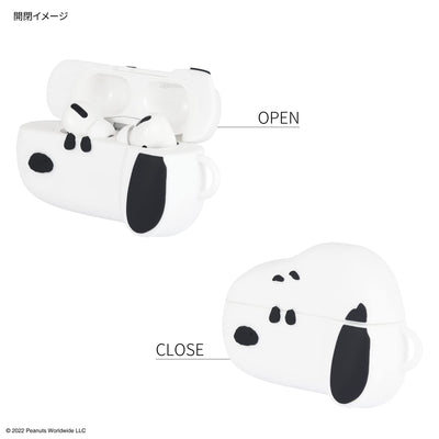 【AIRPODS CASE】グルマンディーズ(Gourmandise) ピーナッツ AirPods Pro 対応 シリコンケース スヌーピー