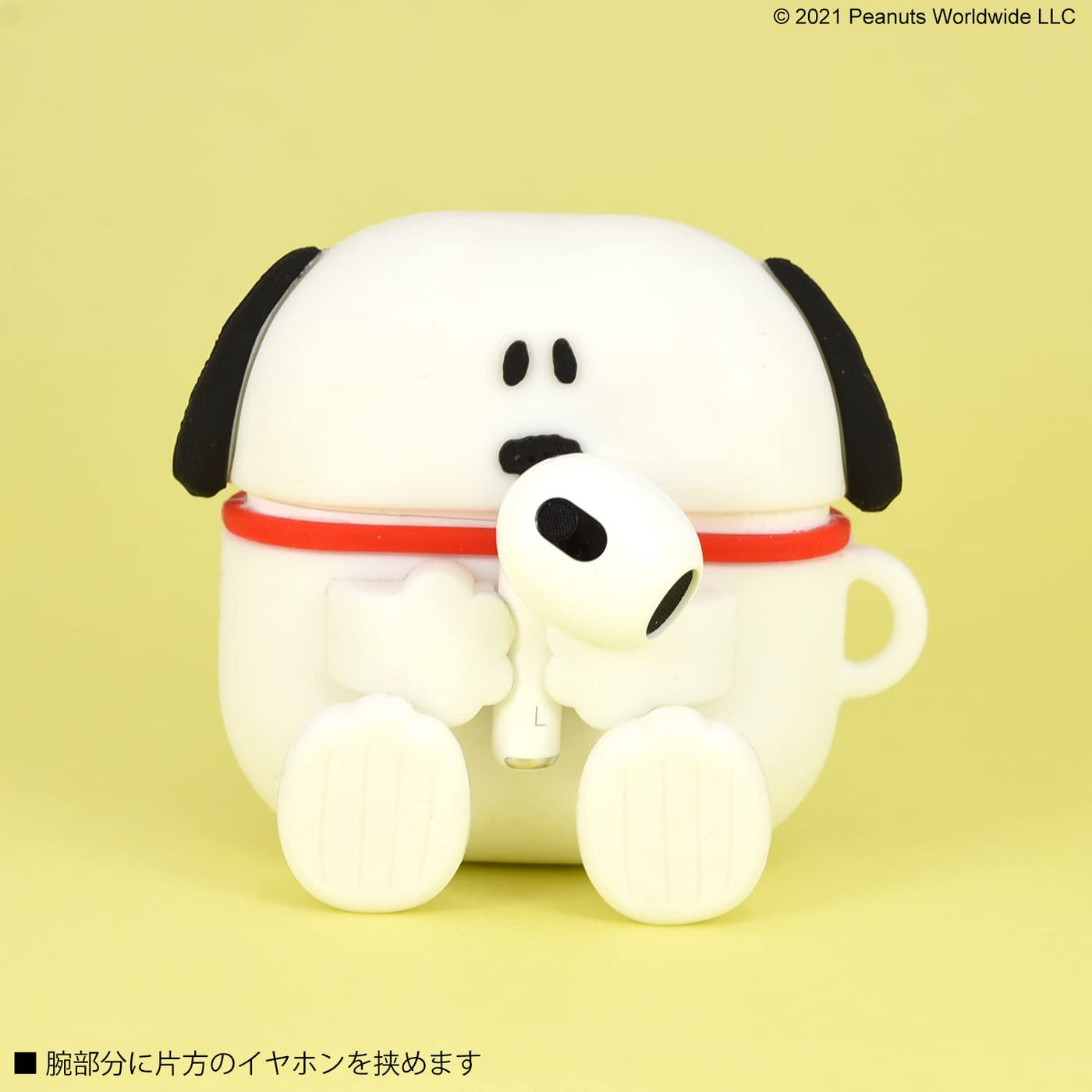 【AIRPODS CASE】グルマンディーズピーナッツ AirPods(第3世代)対応 シリコンケース スヌーピー