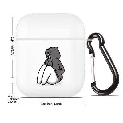 【AIRPODS CASE】AirPods  用 ケース おしゃれ かわいい AirPods 充電自由 イヤホン カバー TPU 軽量