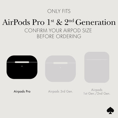 【AIRPODS CASE】ケイトスペード ニューヨーク AirPods Pro 保護ケース  AirPods Pro 第2世代/第1世代対応