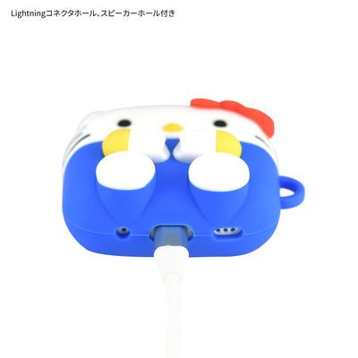 【AIRPODS CASE】サンリオキャラクターズ AirPods Pro(第2世代)/AirPods Pro 対応 シリコンケース ハローキティ
