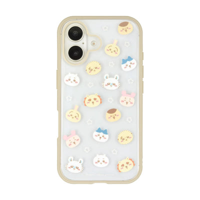 【IPHONE CASE】グルマンディーズ ちいかわ IIIIfit Clear iPhone16 対応 ケース 集合 CK-55B