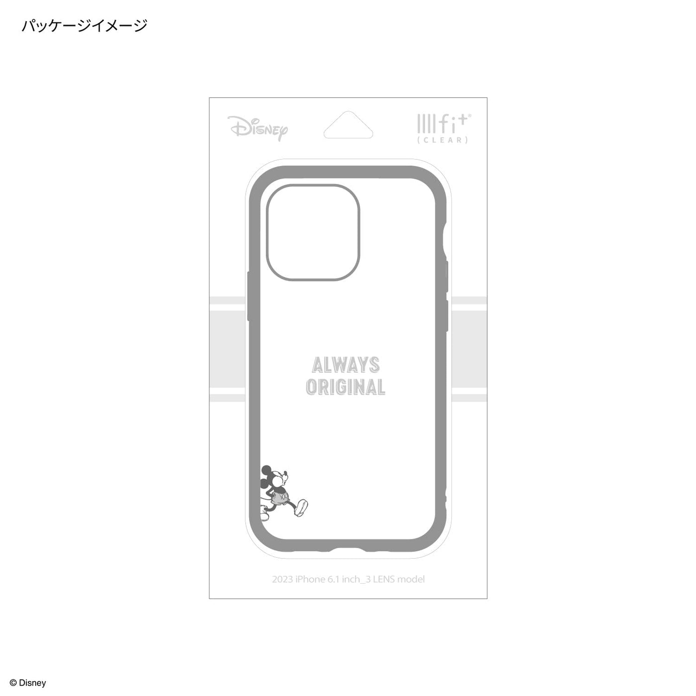 【IPHONE CASE】グルマンディーズ(Gourmandise) ディズニーキャラクター iPhone15 Pro 対応 ケース スティッチ