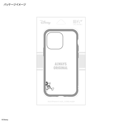 【IPHONE CASE】グルマンディーズ(Gourmandise) ディズニーキャラクター iPhone15 Pro 対応 ケース スティッチ