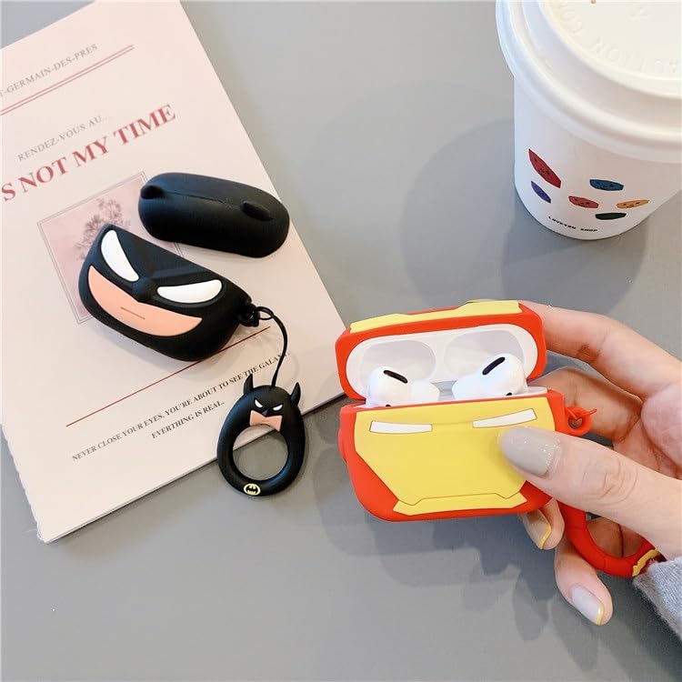 【AIRPODS CASE】ヴェノム バットマン スパイダーマン アイアンマン イヤホンケース AirPodsケースカバー