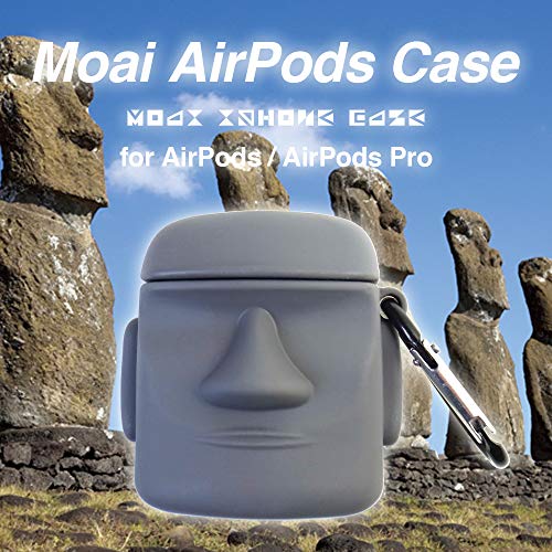 【AIRPODS CASE】Moai Statue AirPods /AirPods Proケース