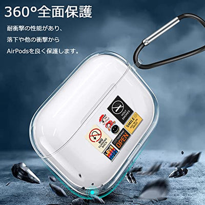 【AIRPODS CASE】 おしゃれ かわいい AirPods Pro 第2世代 ケース 韓国 おもしろ ステッカー