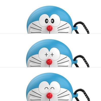 【AIRPODS CASE】CASETiFY Doraemon バウンス AirPods Pro ケース (第1世代 & 第2世代) - Sleeping Doraemon Earbuds Case - マットチャコール