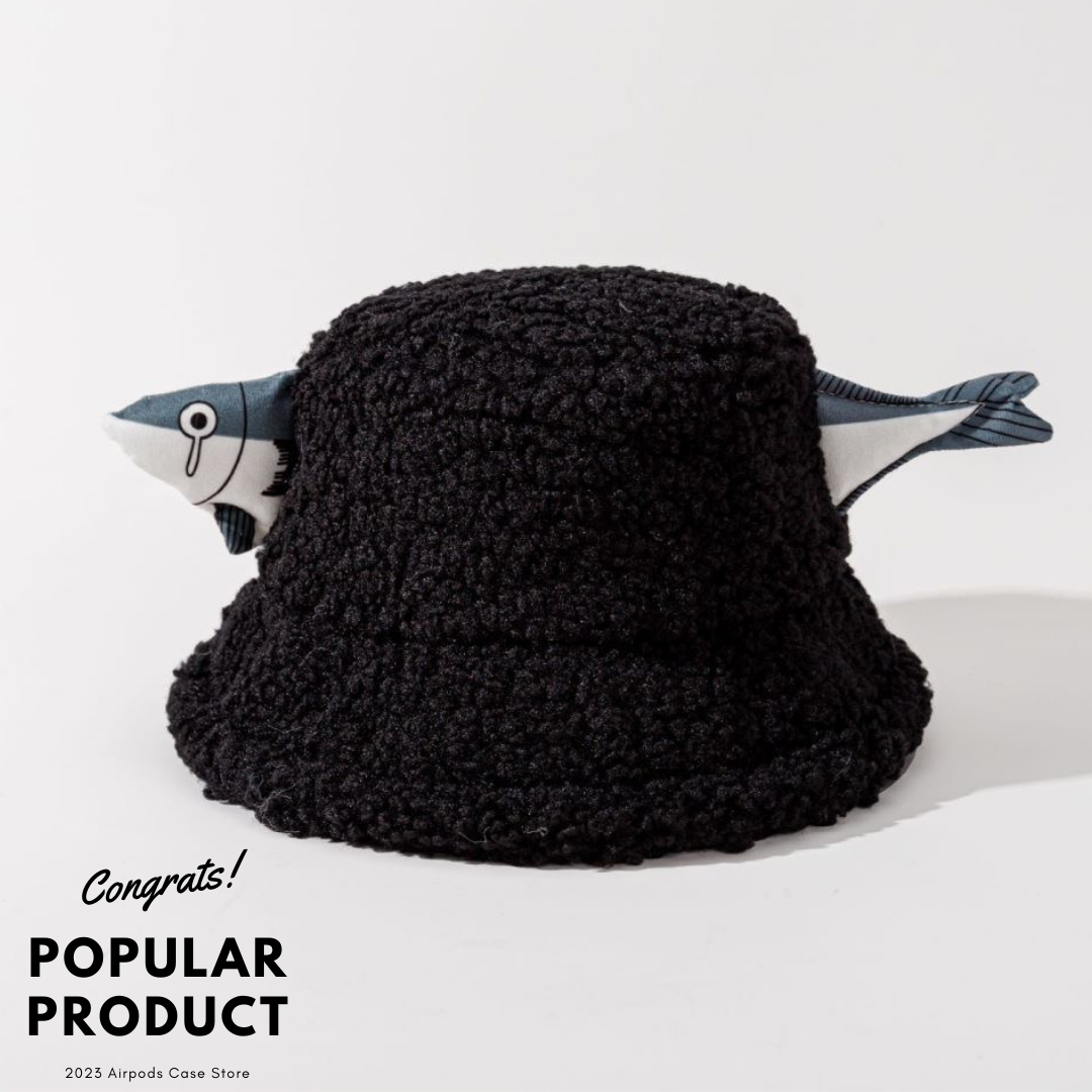 【HAT】SABA サバ 魚 ふわふわ 5色 バケットハット