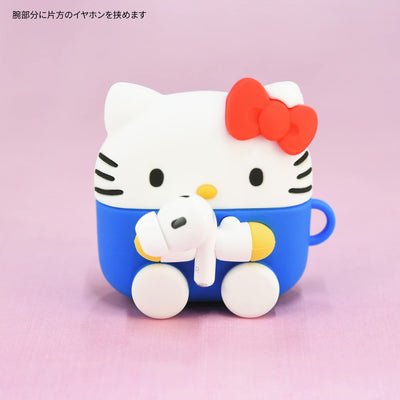 【AIRPODS CASE】サンリオキャラクターズ AirPods Pro(第2世代)/AirPods Pro 対応 シリコンケース ハローキティ