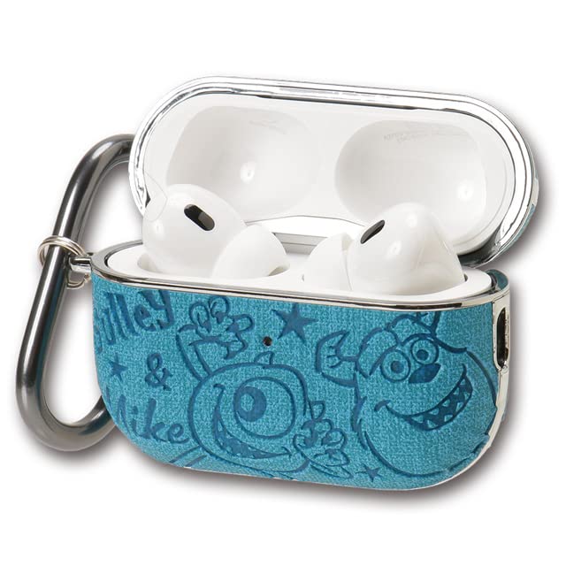 【AIRPODS CASE】ディズニー AirPods Pro2ケース くまのプーさん (2023/2022年 第2世代)(2019年 第1世代)用 カラビナ付き ワイヤレス充電対応