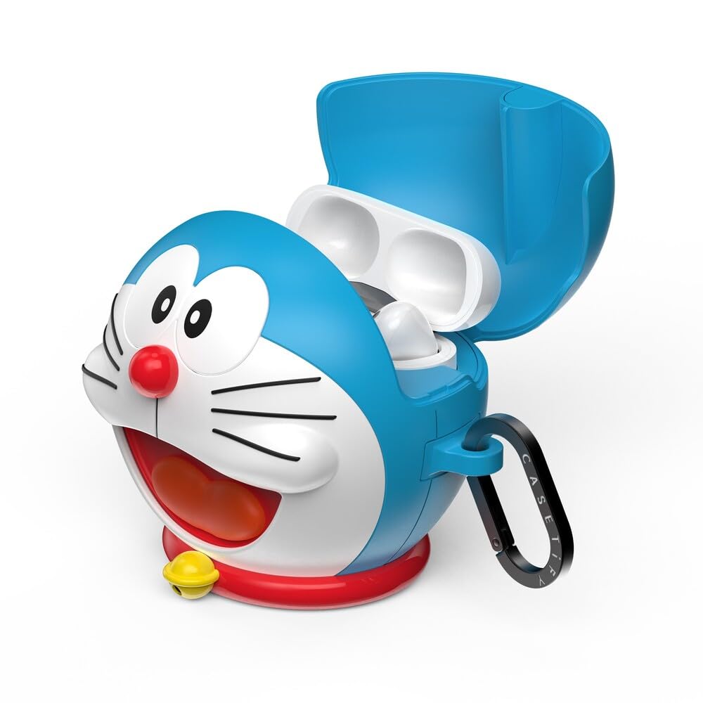 【AIRPODS CASE】CASETiFY Doraemon バウンス AirPods Pro ケース (第1世代 & 第2世代) - Sleeping Doraemon Earbuds Case - マットチャコール