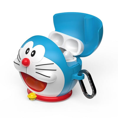 【AIRPODS CASE】CASETiFY Doraemon バウンス AirPods Pro ケース (第1世代 & 第2世代) - Sleeping Doraemon Earbuds Case - マットチャコール
