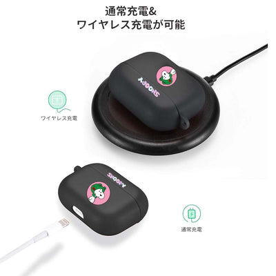 【AIRPODS CASE】Airpods Pro2 ケース スヌーピー  キャラクター 収納ケース  ワイヤレス充電 対応