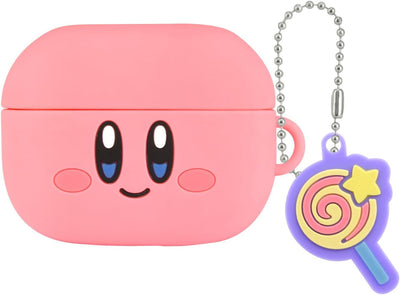 【AIRPODS CASE】グルマンディーズ 星のカービィ AirPods Pro(第2世代)/AirPods Pro 対応 シリコンケース カービィ