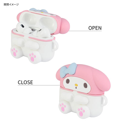 【AIRPODS CASE】サンリオキャラクターズ AirPods Pro(第2世代)/AirPods Pro 対応 シリコンケース ハローキティ