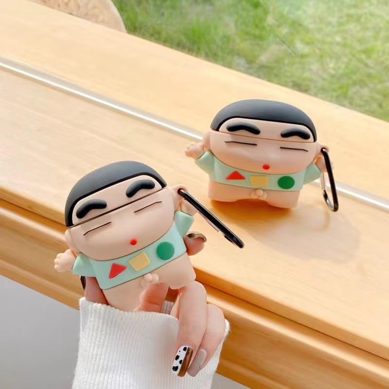 【AIRPODS CASE】ボーちゃん しんちゃん イヤホンケース AirPodsケースカバー