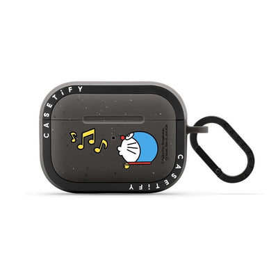 【AIRPODS CASE】CASETiFY Doraemon バウンス AirPods Pro ケース (第1世代 & 第2世代) - Sleeping Doraemon Earbuds Case - マットチャコール
