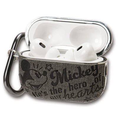 【AIRPODS CASE】ディズニー AirPods Pro2ケース くまのプーさん (2023/2022年 第2世代)(2019年 第1世代)用 カラビナ付き ワイヤレス充電対応