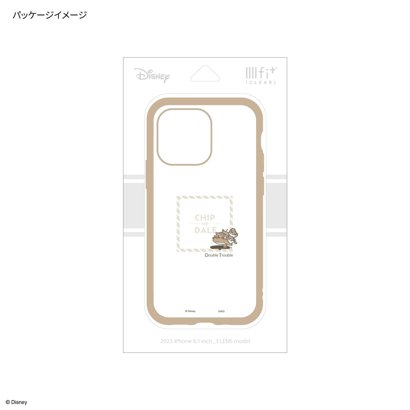 【IPHONE CASE】グルマンディーズ(Gourmandise) ディズニーキャラクター iPhone15 Pro 対応 ケース スティッチ