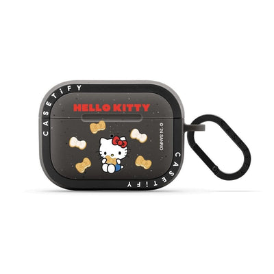 【AIRPODS CASE】CASETiFY バウンス AirPods ケース (第3世代) - Hello Kitty 50th Anniversary Earbuds Case - マットチャコール