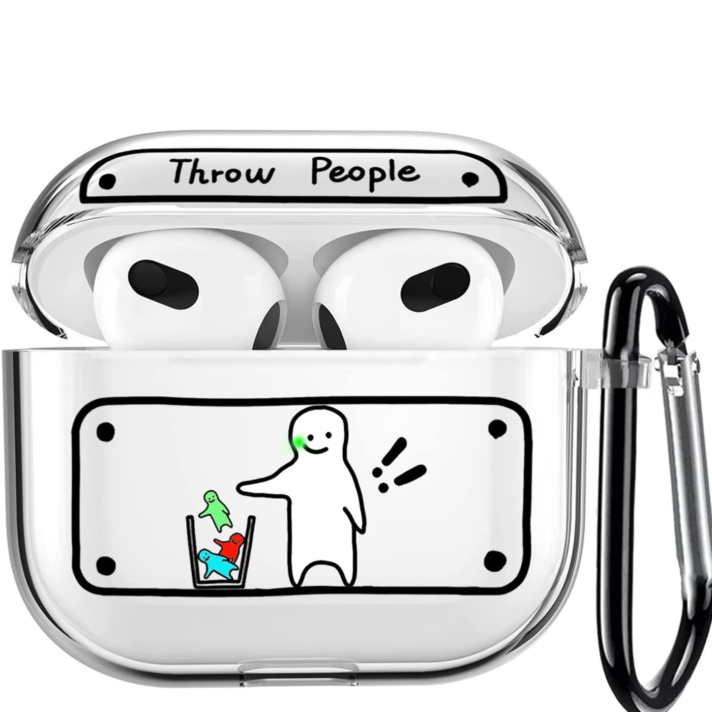 【AIRPODS CASE】二次元スタイル シンプルなスタイル エアーポッズ