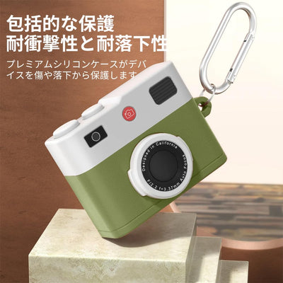 【AIRPODS CASE】AirPods 第4世代 カバー レトロカメラ