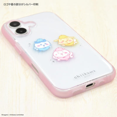 【IPHONE CASE】グルマンディーズ ちいかわ IIIIfit Clear iPhone16 対応 ケース 集合 CK-55B