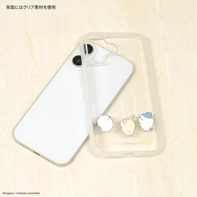 【IPHONE CASE】グルマンディーズ ちいかわ IIIIfit Clear iPhone16 対応 ケース 集合 CK-55B